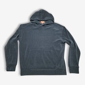 Negative Space Hoodie Sweater Medium Long Sleeve Pullover Corduroy Ribbed Knit